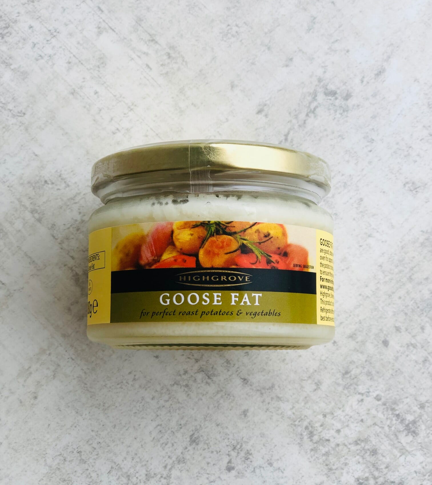 Hazlemere Fine Foods Free Range Goose Fat 220g